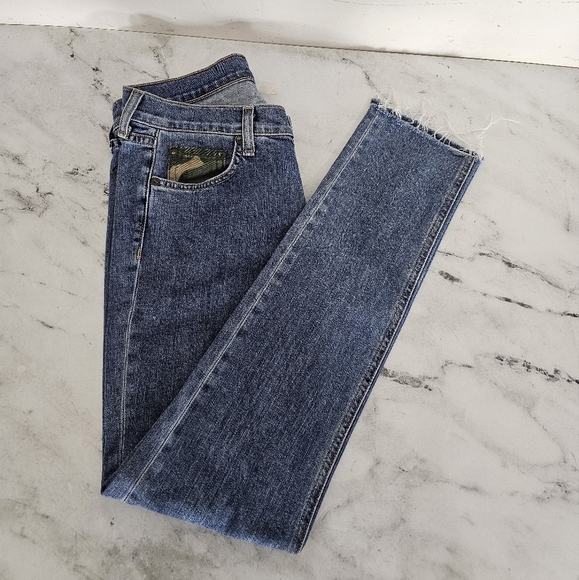 Rag & Bone DRE Straight Leg Army Pocket  Blue Jeans 26 Preowned - Picture 4 of 9
